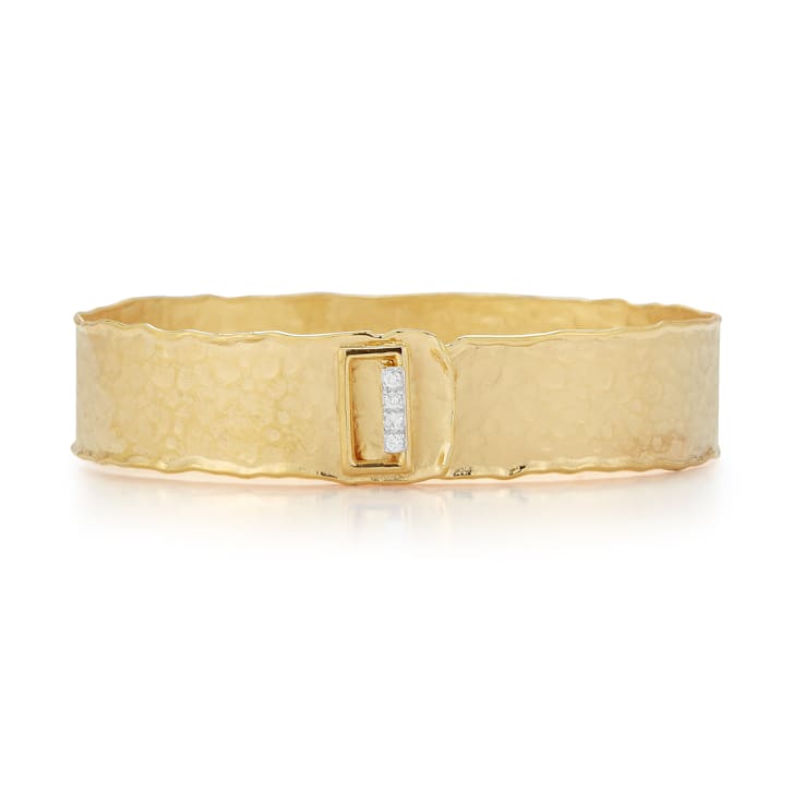 14K Gold 0.16 ct. tw. Diamond Cuff Bracelet