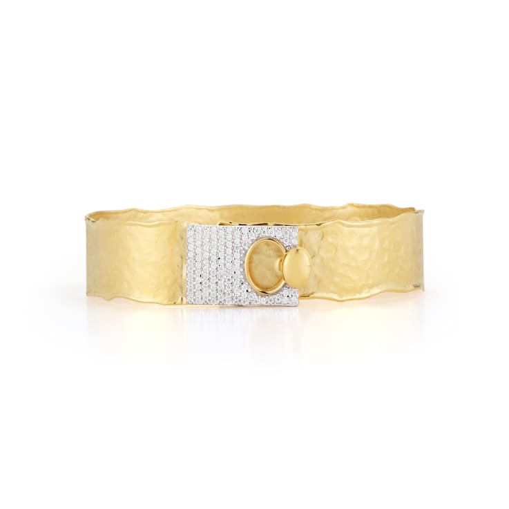 14K Gold 0.62 ct. tw. Diamond Cuff Bracelet