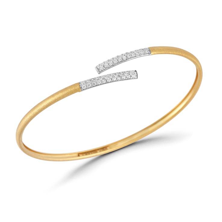 14K Gold 0.35 ct. tw. Bangle Bracelet