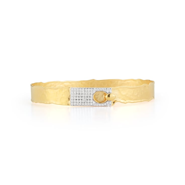 14K Gold 0.42 ct. tw. Diamond Cuff
