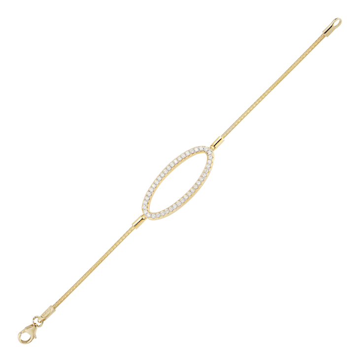 14K Gold 0.85 ct. tw. Diamond Bracelet