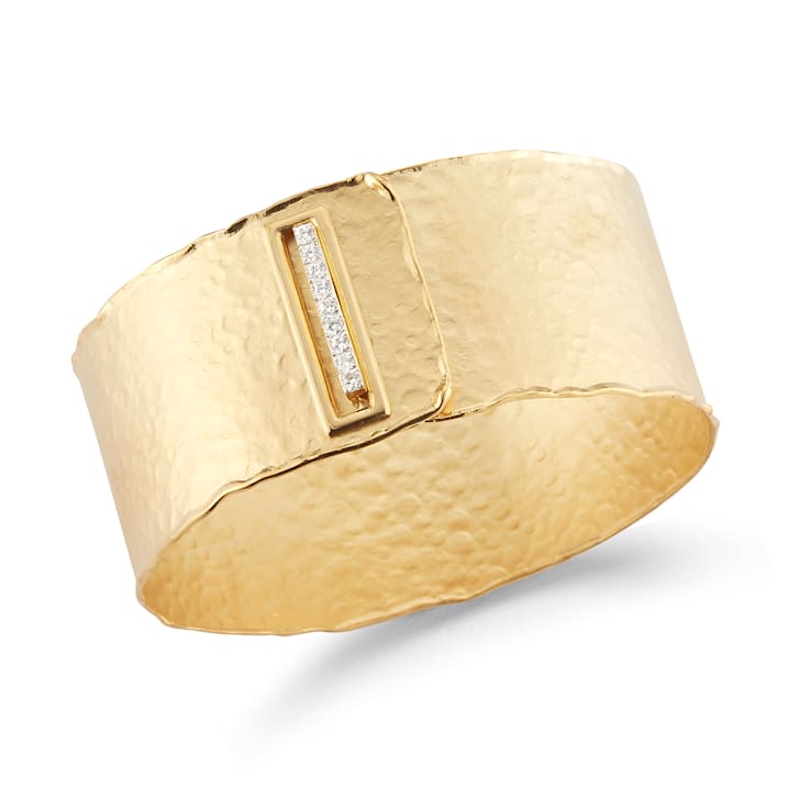 14K Gold 0.36 ct. tw. Diamond Cuff Bracelet