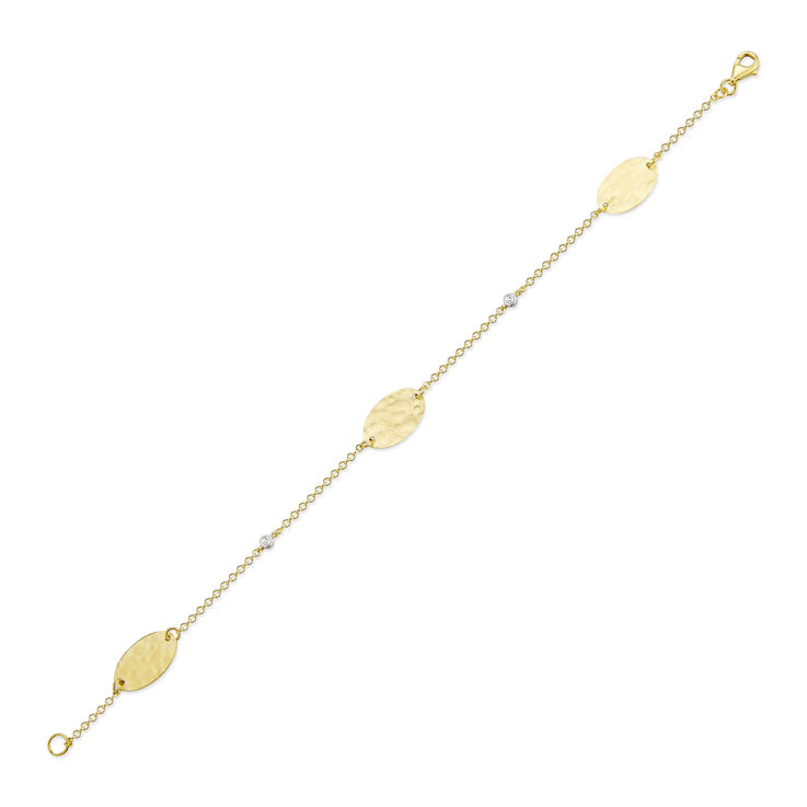 14K Gold 0.03 ct. tw. Diamond Bracelet