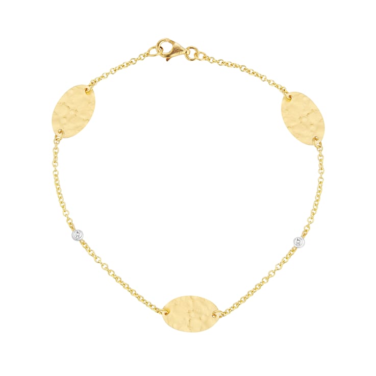 14K Gold 0.03 ct. tw. Diamond Bracelet