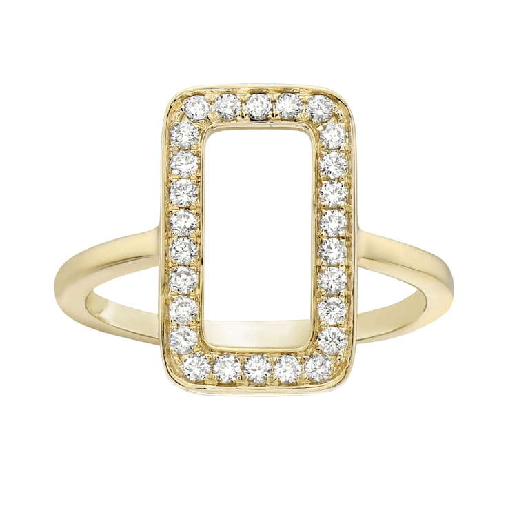 14K Yellow Gold 0.30ct Diamond Ring