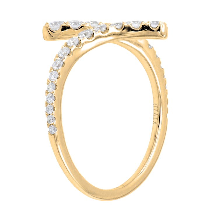 14K Yellow Gold 0.45ct Diamond Ring