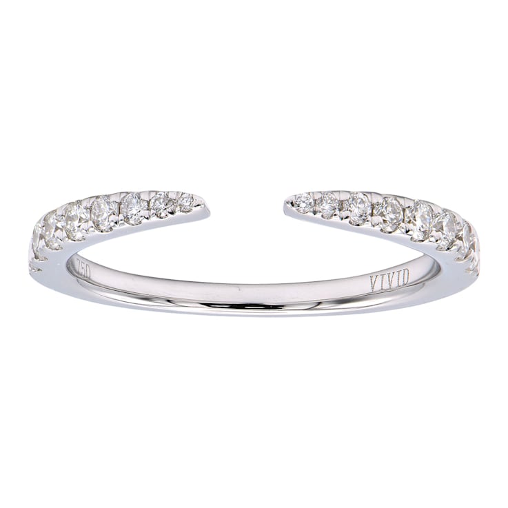 14K White Gold 0.32ct Diamond Ring