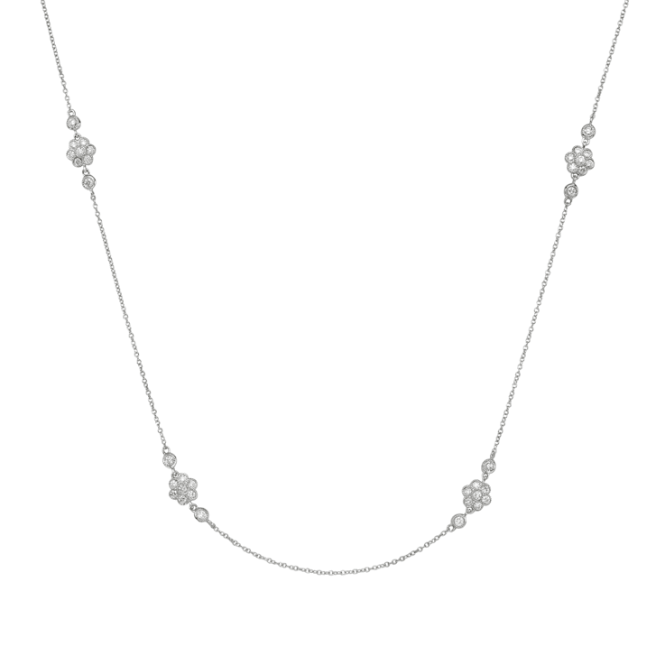 14KW 1.40ct Diamond Neckace