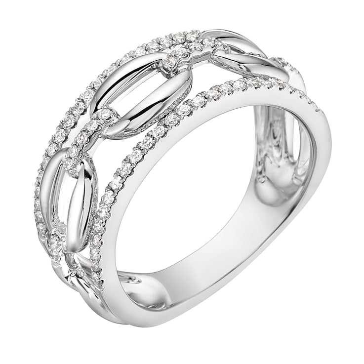 14K White Gold 0.36ct Diamond Ring
