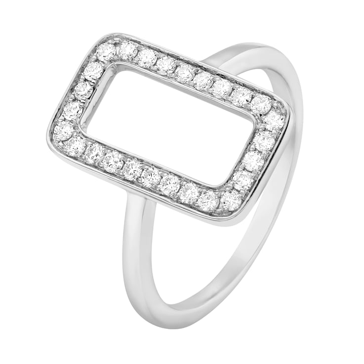 14K White Gold 0.30ct Diamond Ring