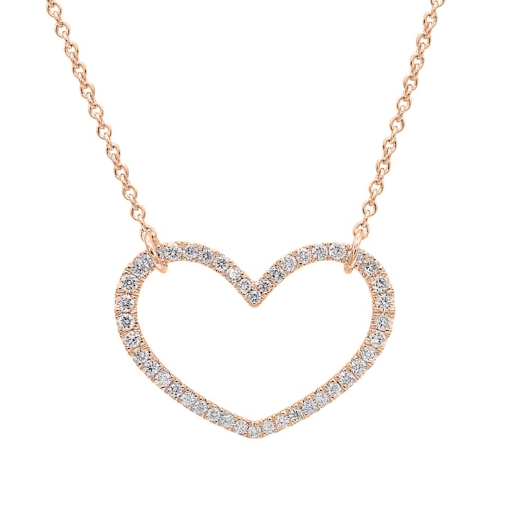 14KY 0.35ct Diamond Pendant With Chain