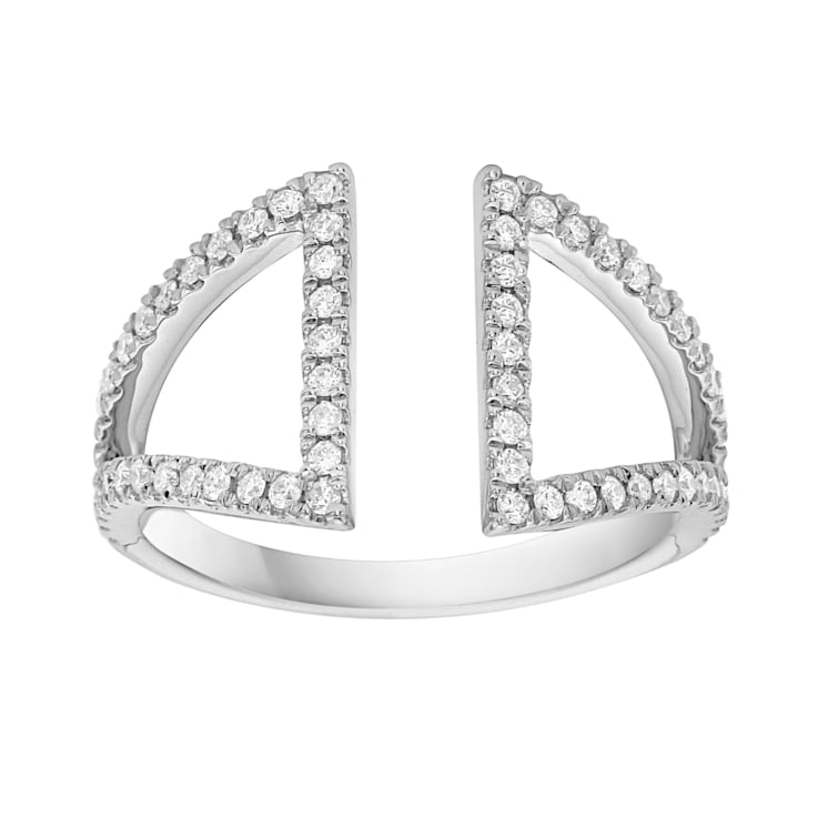 14K White Gold 0.41ct Diamond Ring