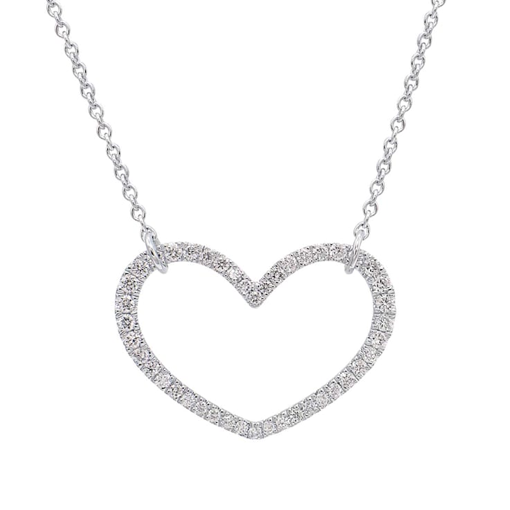14kW 0.35ct Diamond Pendant With Chain