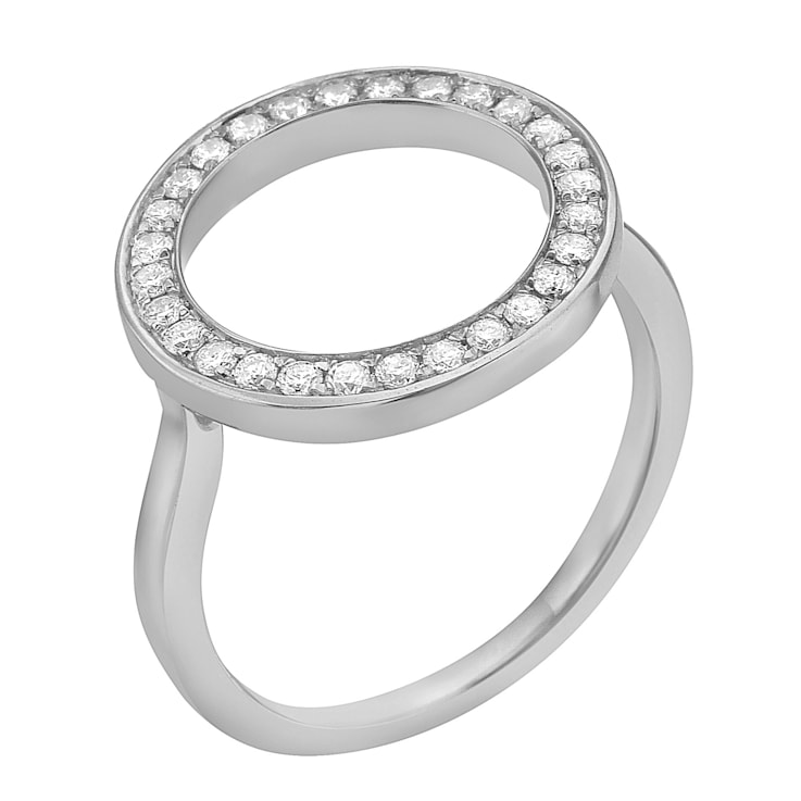 14K White Gold 0.33ct Diamond Ring