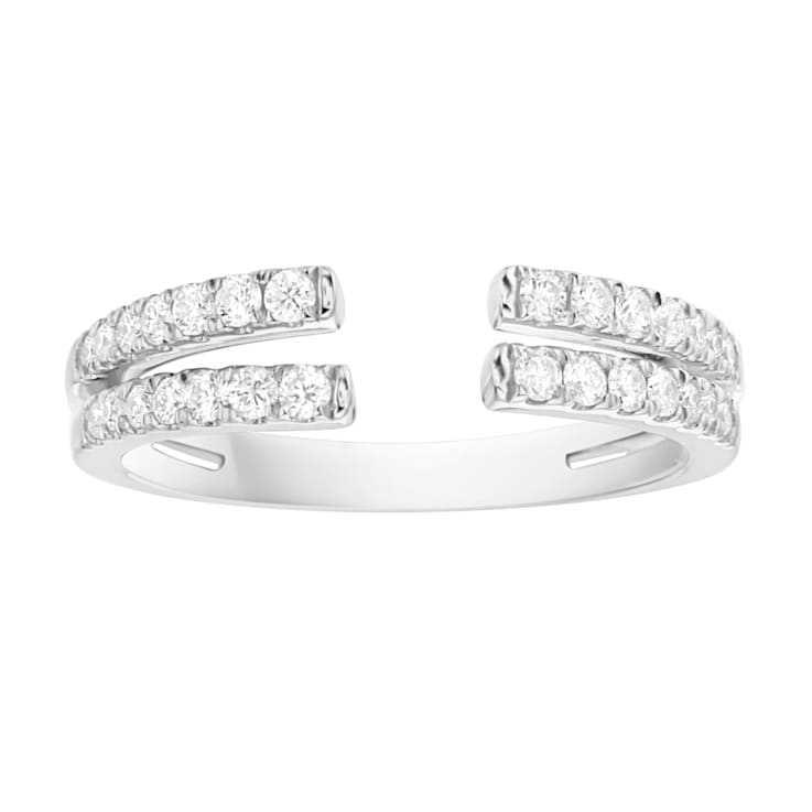 14K White Gold 0.31ct Diamong Ring