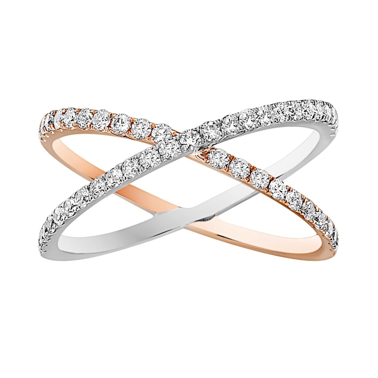 14K White Gold  0.46ct Diamond Ring
