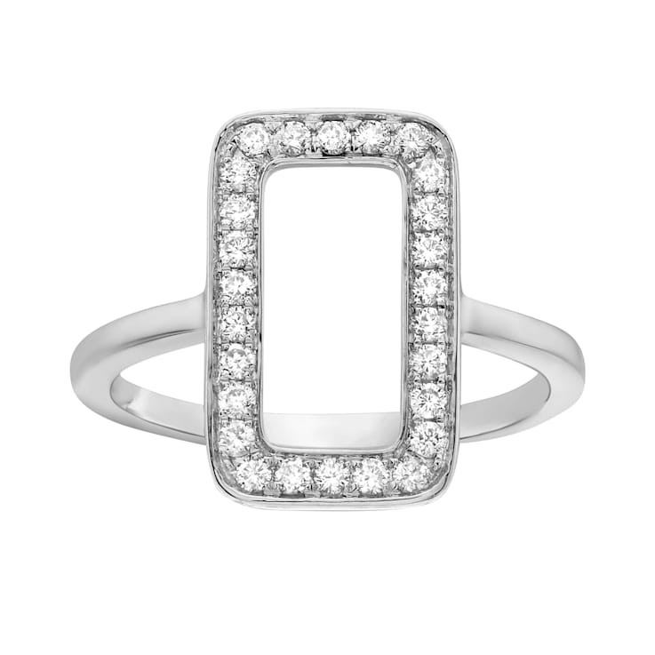 14K White Gold 0.30ct Diamond Ring