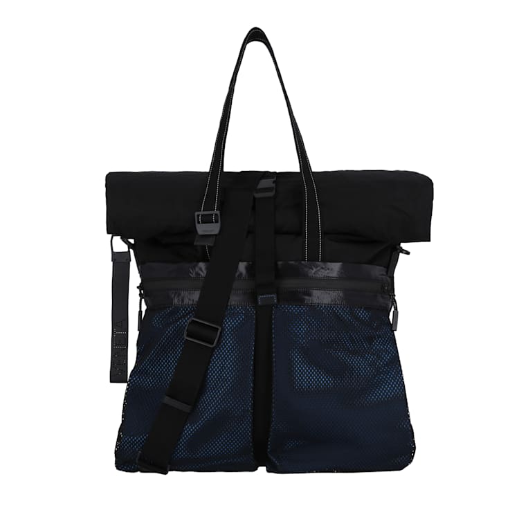Bottega Veneta Black And Blue Nylon Tote - 11V7TA