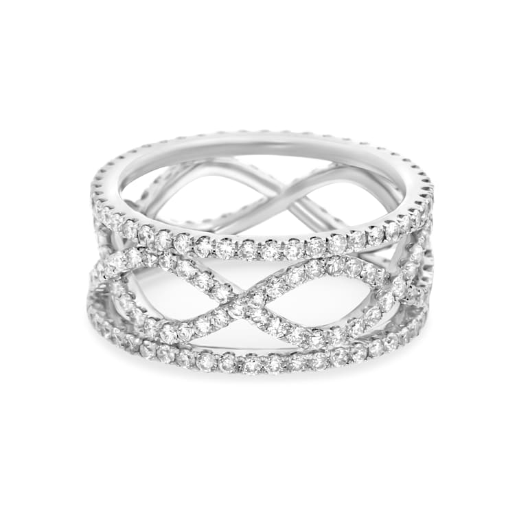 Diamond infinity Ring - leelagems