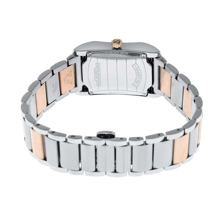 Buy Armani Exchange Hampton Analog Black Dial Silver Band Men's Stainless  Steel Watch-AX2103 at Amazon.in