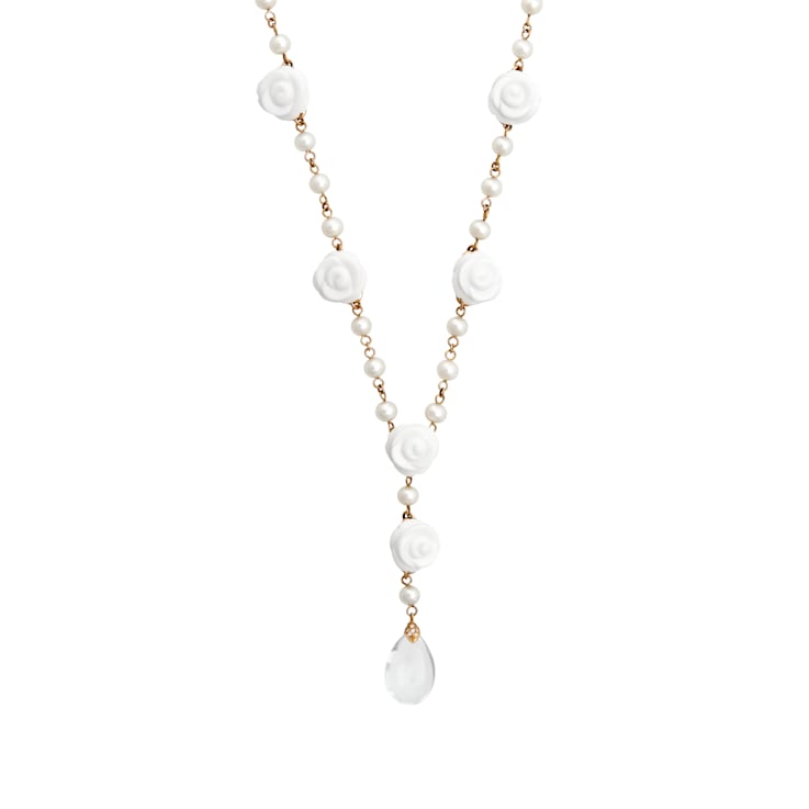 White gold deals agate necklace
