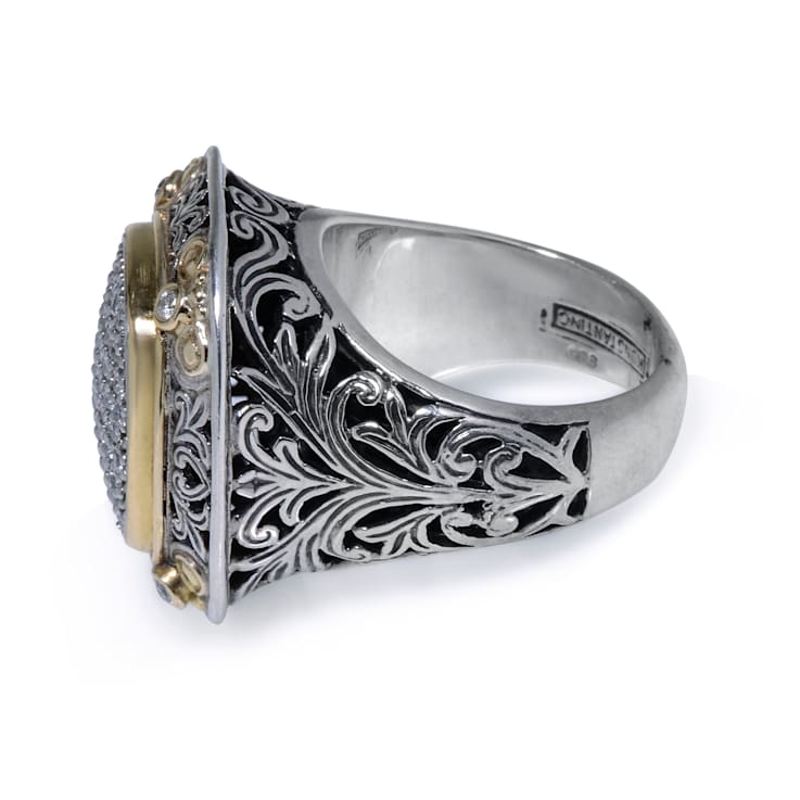 Konstantino 18K Yellow Gold and Sterling Silver Diamond 0.70ctw