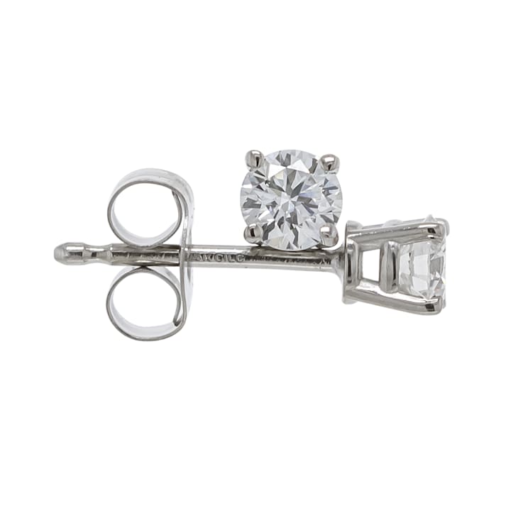 IGI Certified 1/4 Ct. T.W. White H-I Lab Grown Diamond Stud 14K White
Gold Earrings
