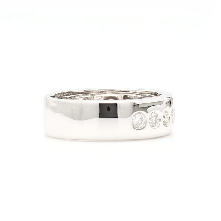 1/2 Ct. T.W. Lab-Grown Diamond Band 14K White Gold
