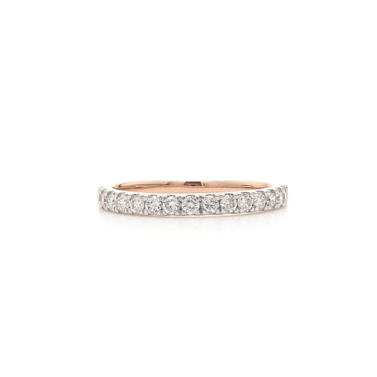 1/2 Ct. T.W. Lab-Grown Diamond 14K Rose Gold Band