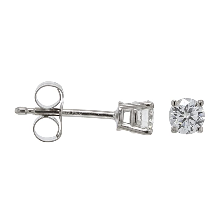 IGI Certified 1/4 Ct. T.W. White H-I Lab Grown Diamond Stud 14K White
Gold Earrings
