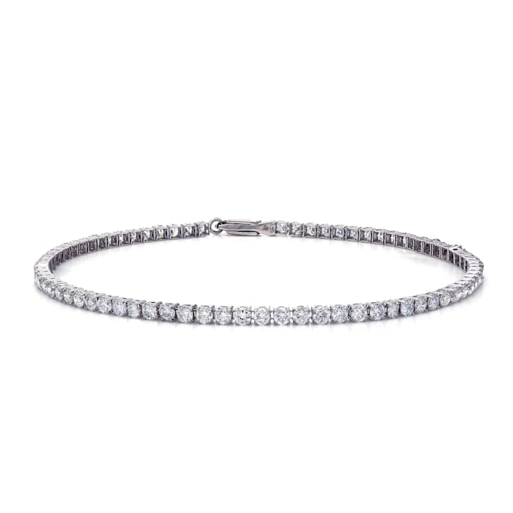 3.00 Ct. T.W. White Lab-Grown Diamond 14K White Gold Trendy Tennis Bracelet