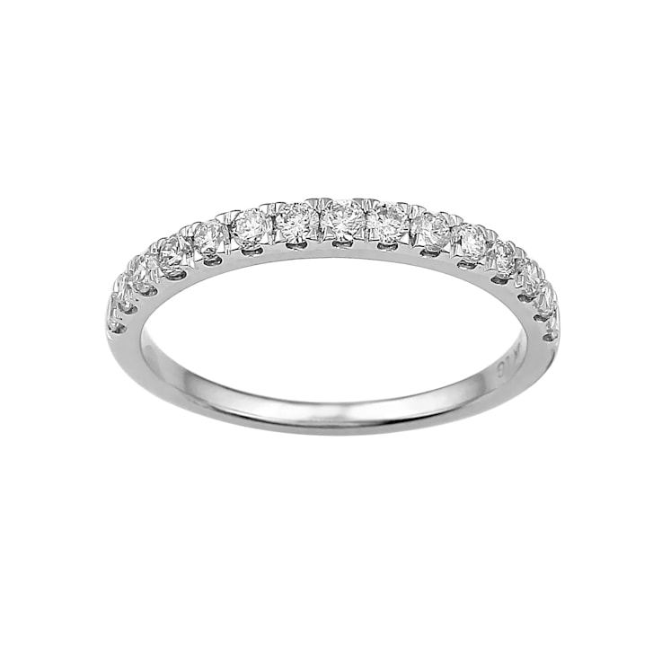 1/2 Ct. T.W. Lab-Grown Diamond 14K White Gold Band