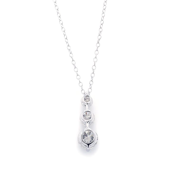 2.00 Ct. T.W. Lab Grown Diamond 14K White Gold Pendant