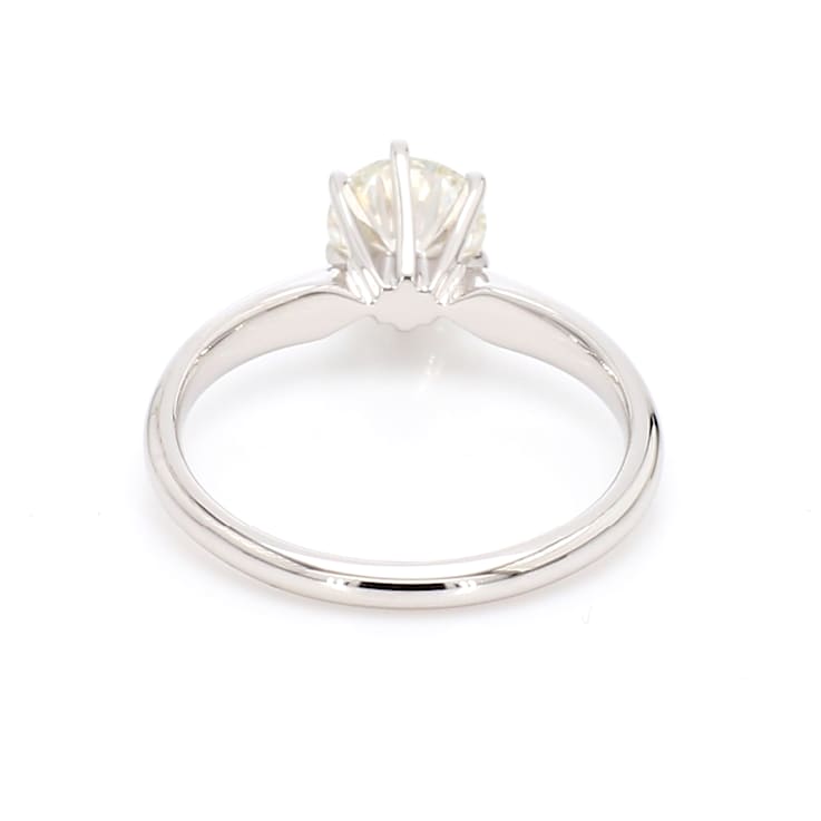 IGI Certified 1/2 Carat Solitaire Lab-Grown Diamond 14K White Gold Ring