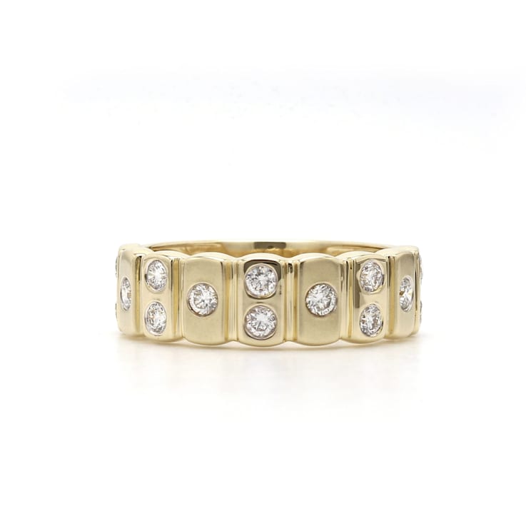 1/2 Ct. T.W. Lab-Grown Diamond Ring 14K Yellow Gold