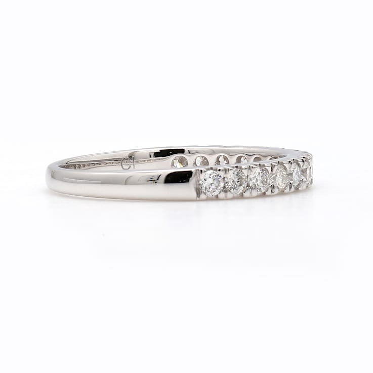 1/2 Ct. T.W. Lab-Grown Diamond 14K White Gold Band
