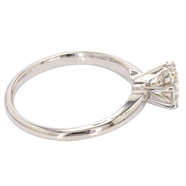 IGI Certified 1.00 Carat Solitaire Lab-Grown Diamond 14K White Gold Ring