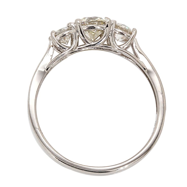 1 1/2 Ct. T.W. Lab-Grown Diamond Certified Ring 14K White Gold
