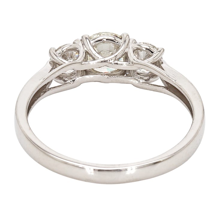 1 1/2 Ct. T.W. Lab-Grown Diamond Certified Ring 14K White Gold