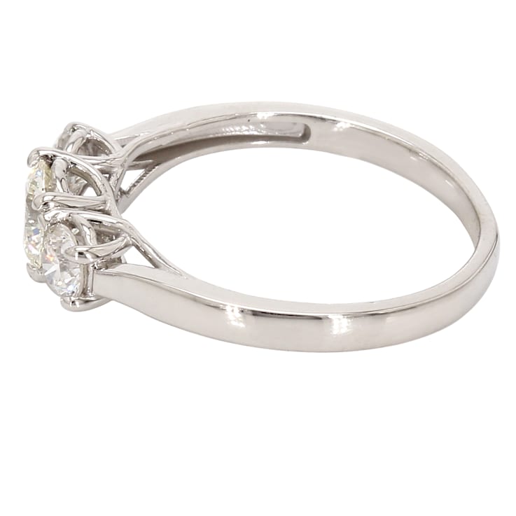 1 1/2 Ct. T.W. Lab-Grown Diamond Certified Ring 14K White Gold