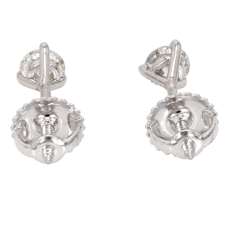 IGI Certified 1/2 Ct. T.W. White Lab Grown Diamond Martini Stud 14K
White Gold Earrings
