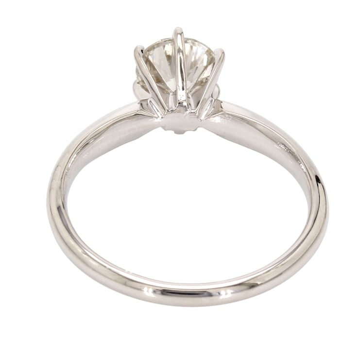 IGI Certified 1.00 Carat Solitaire Lab-Grown Diamond 14K White Gold Ring
