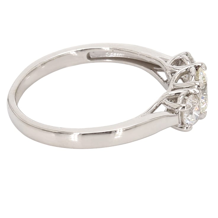 1 1/2 Ct. T.W. Lab-Grown Diamond Certified Ring 14K White Gold