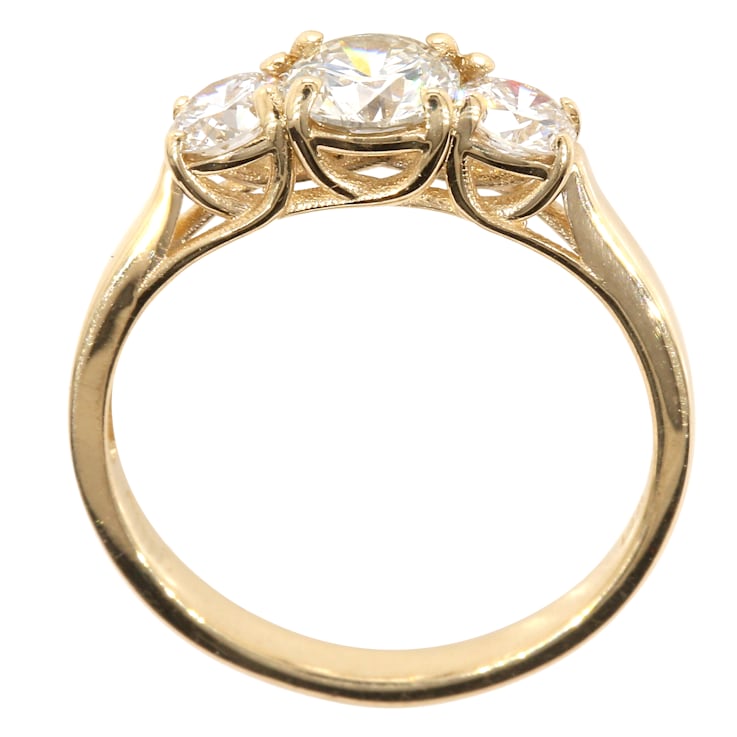 IGI Certified 1.00 Ct. T.W. Lab-Grown Diamond Ring 14K Yellow Gold