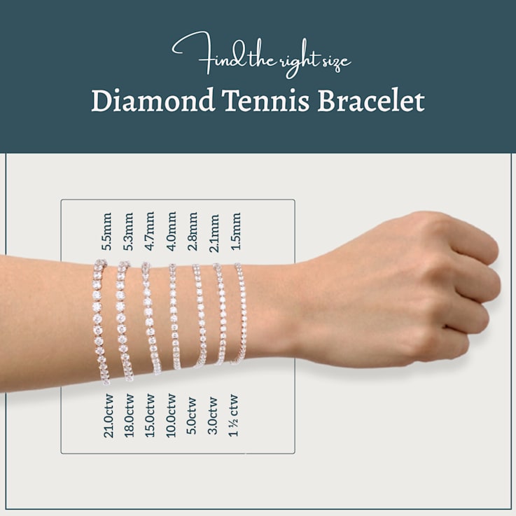 Lab grown 2024 tennis bracelet