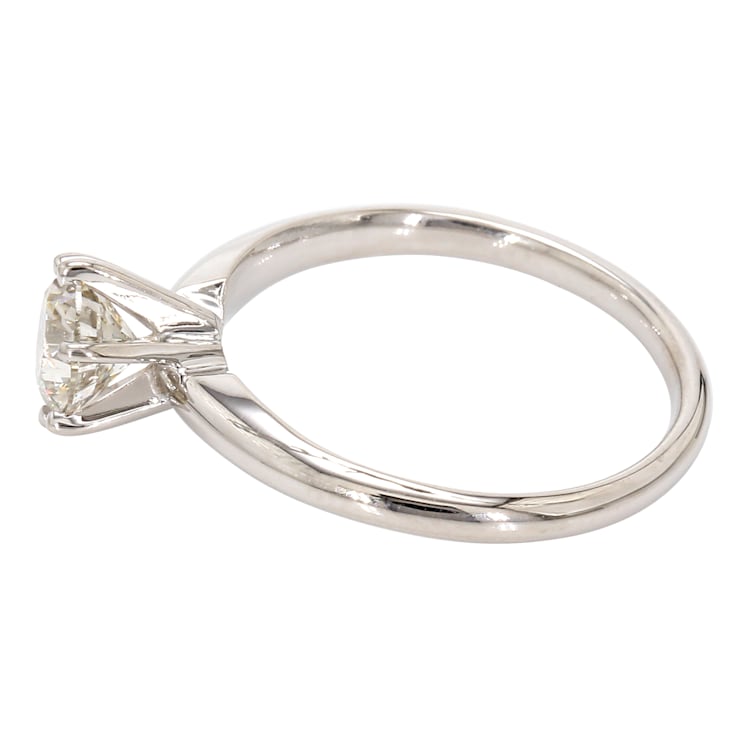 IGI Certified 1.00 Carat Solitaire Lab-Grown Diamond 14K White Gold Ring