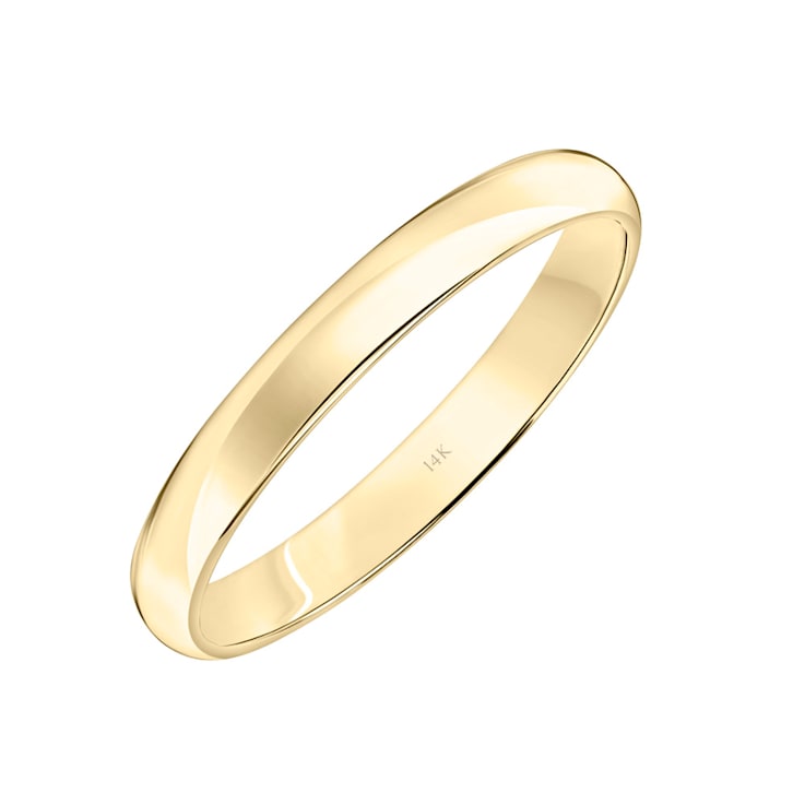 Classic Wedding Ring in 14k Yellow Gold (2mm)