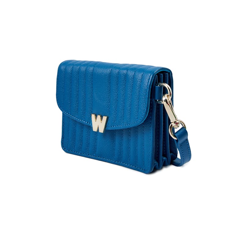 Mimi Blue Mini Bag with Wristlet