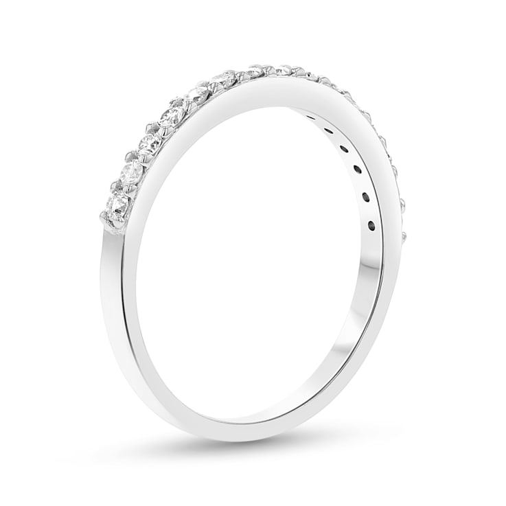Diamond 14k White Gold Anniversary Style Band Ring 0.30ctw