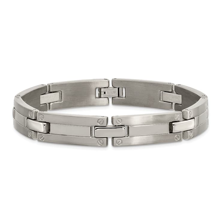 Titanium Brushed and Polished Bracelet